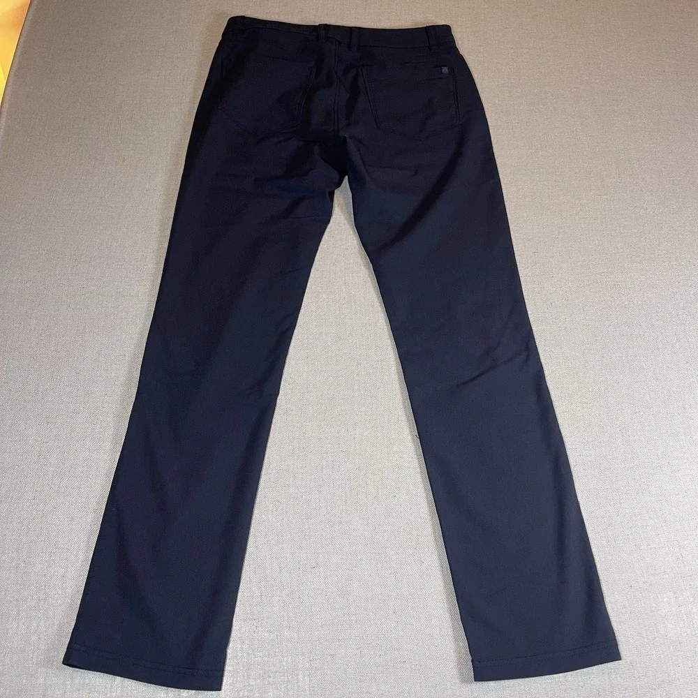 Tasc Tailored Fit Size 30x32 Navy Blue The Motion Pants‎ Bamboo Blend Slim